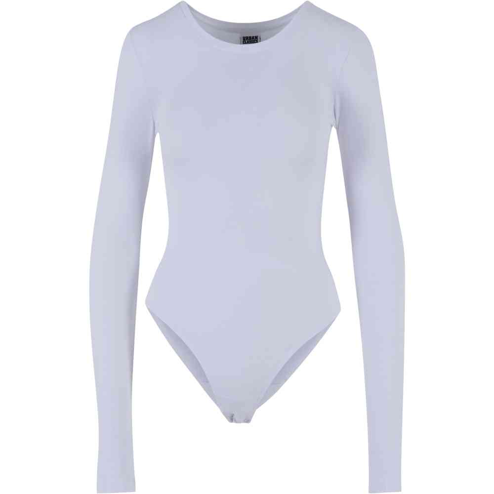 Urban Classics - Stretch Jersey Longsleeve Bodysuit - Blanc
